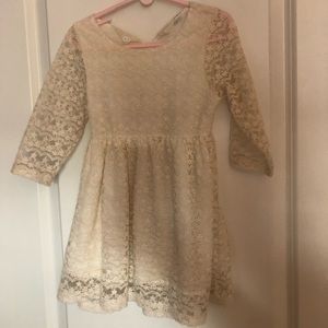 Lace little girls dress